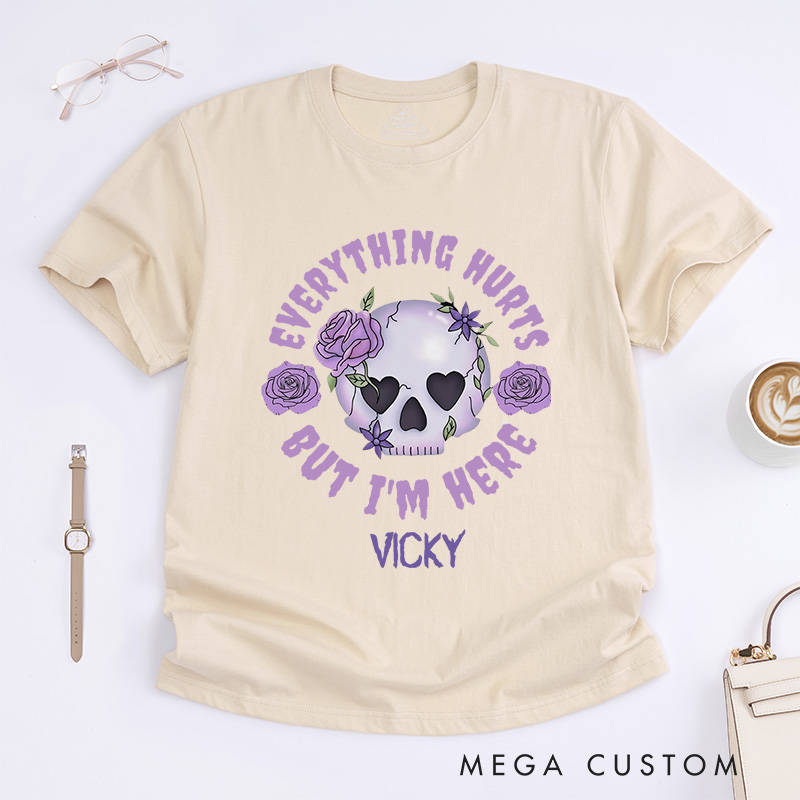 Personalized Chronic Illness T-Shirt Fibromyalgia Gift Encouragement Gift