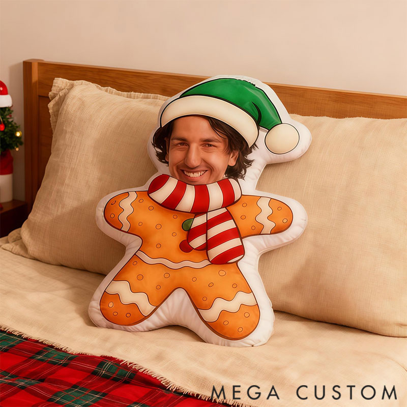 Personalized Graphic 3D Print Pillows Shape Pillows with Photo Christmas Gifts for Family