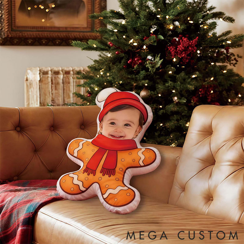 Personalized Graphic 3D Print Pillows Shape Pillows with Photo Christmas Gifts for Family