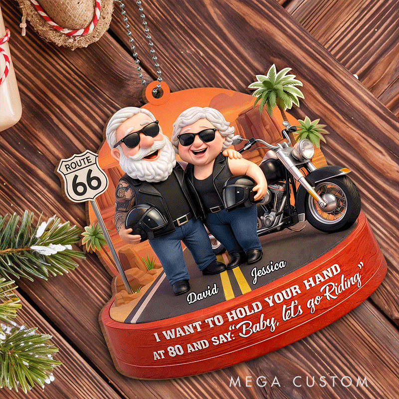 Personalized Motorcycle Acrylic Keychain Custom Name Motorcycles Couple Anniversary Birthday Gift for Biker Couple