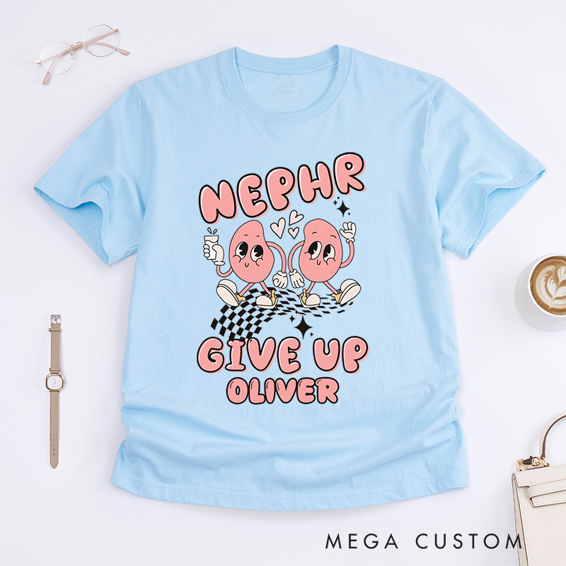 Personalized Retro Kidney T-Shirt Gift for Kidney Transplant Nephrology