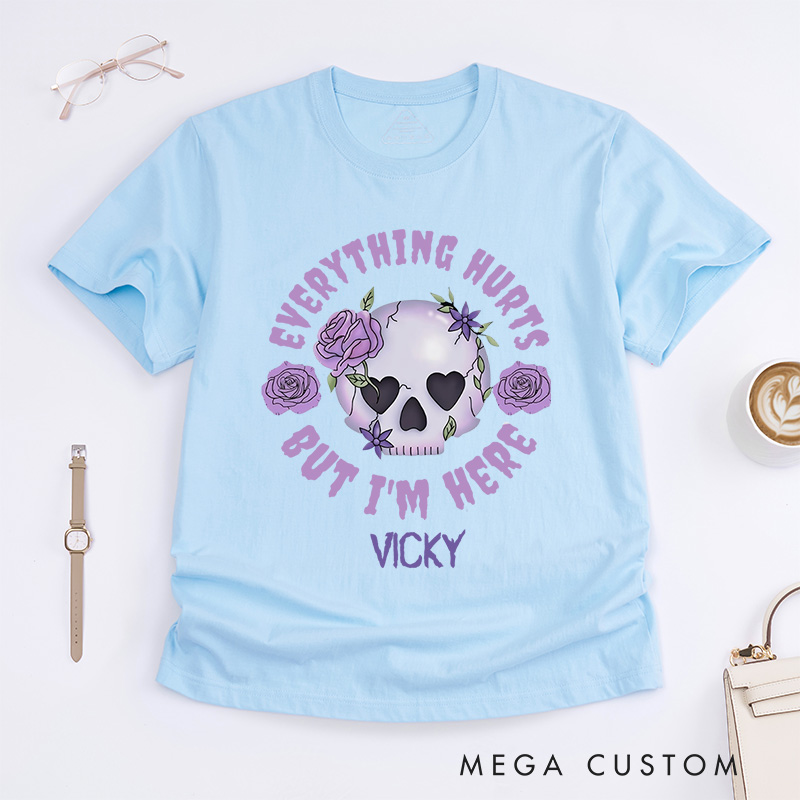 Personalized Chronic Illness T-Shirt Fibromyalgia Gift Encouragement Gift