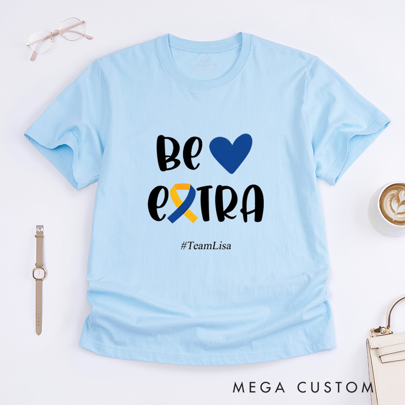 Personalized T21 Down Syndrome Awareness World Down Syndrome Day T-Shirt