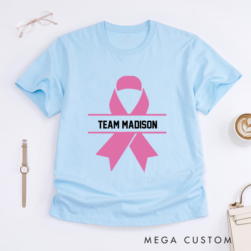 Personalized Breast Cancer Warrior Breast Cancer Support Survivor Pink