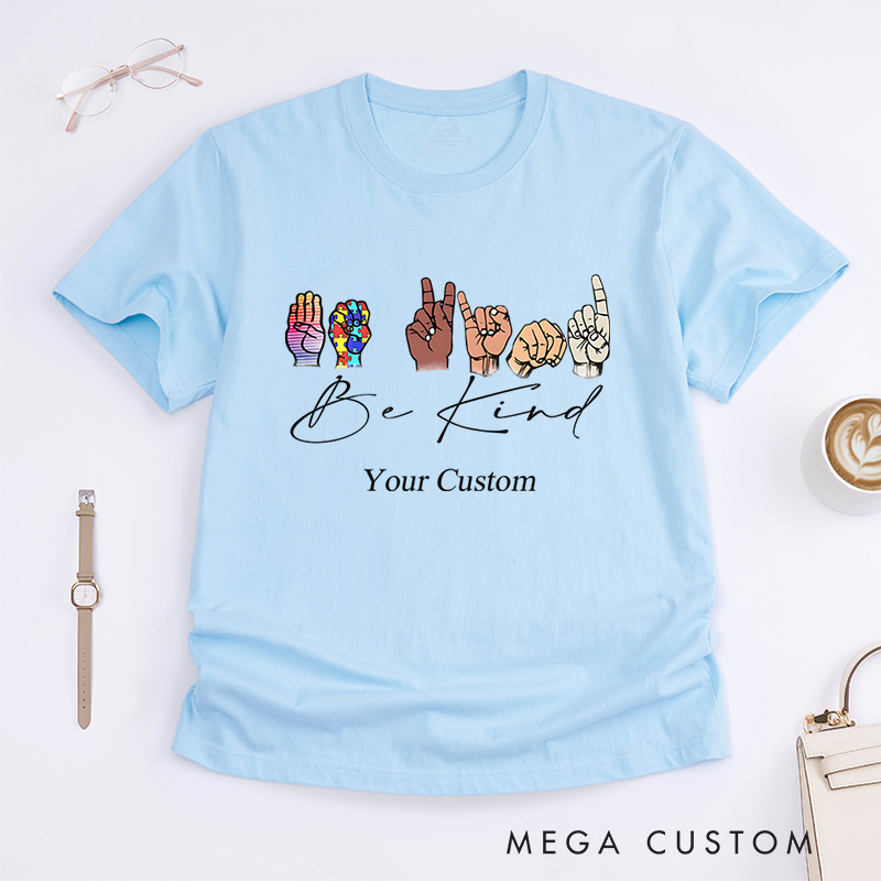 Personalized Be Kind Diversity And Inclusion Awareness Positivity Advocacy T-Shirt  