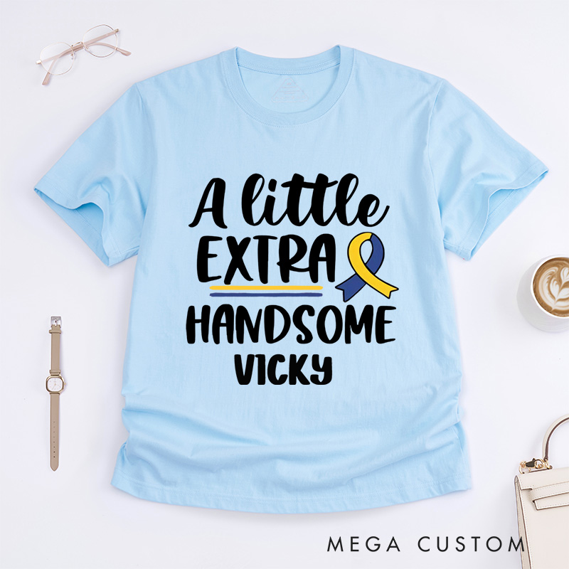 Personalized Down Syndrome T-Shirt Down Syndrome Awareness Gift Support Gift