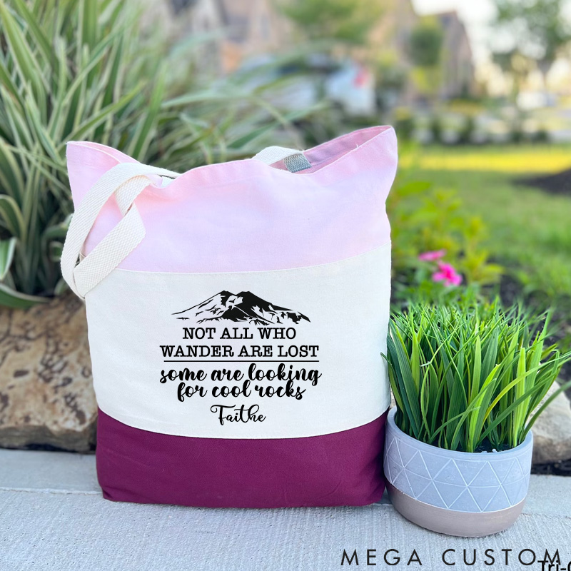 Personalized Happy Camper Travel Camping Outdoors Adventure Tote Bag Weekend Camping Day Bag