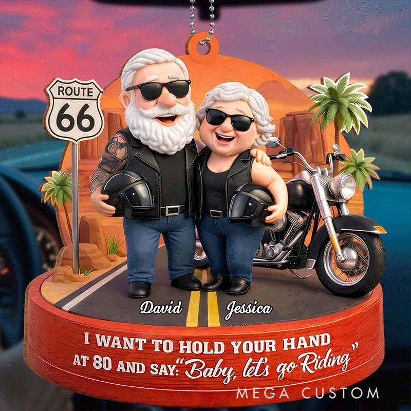 Personalized Motorcycle Acrylic Keychain Custom Name Motorcycles Couple Anniversary Birthday Gift for Biker Couple