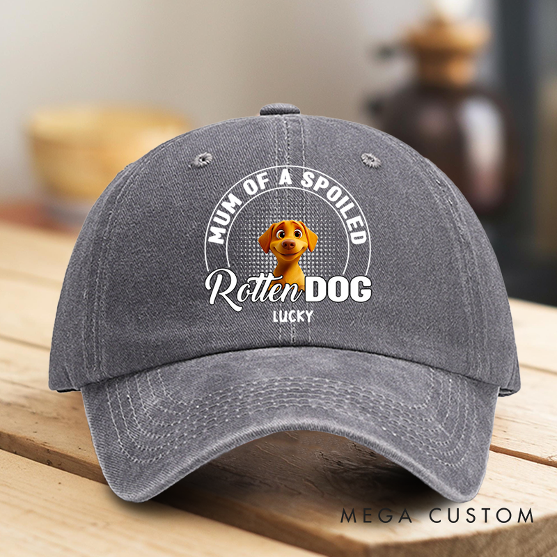 Personalized Dog Lover Happy Dog Mom Hats and Caps