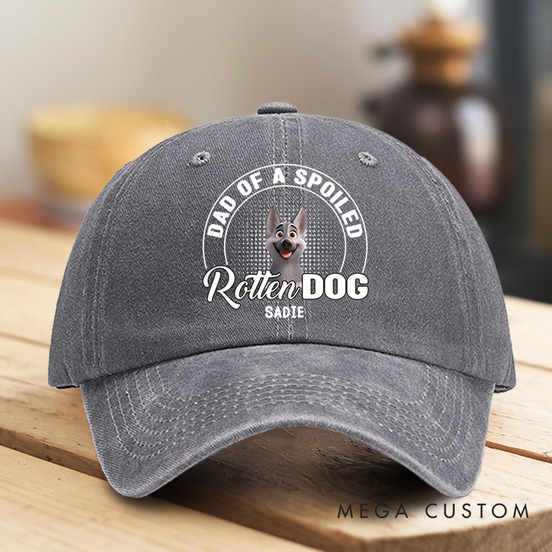 Personalized Dog Lover Happy Dog Dad Hats and Caps