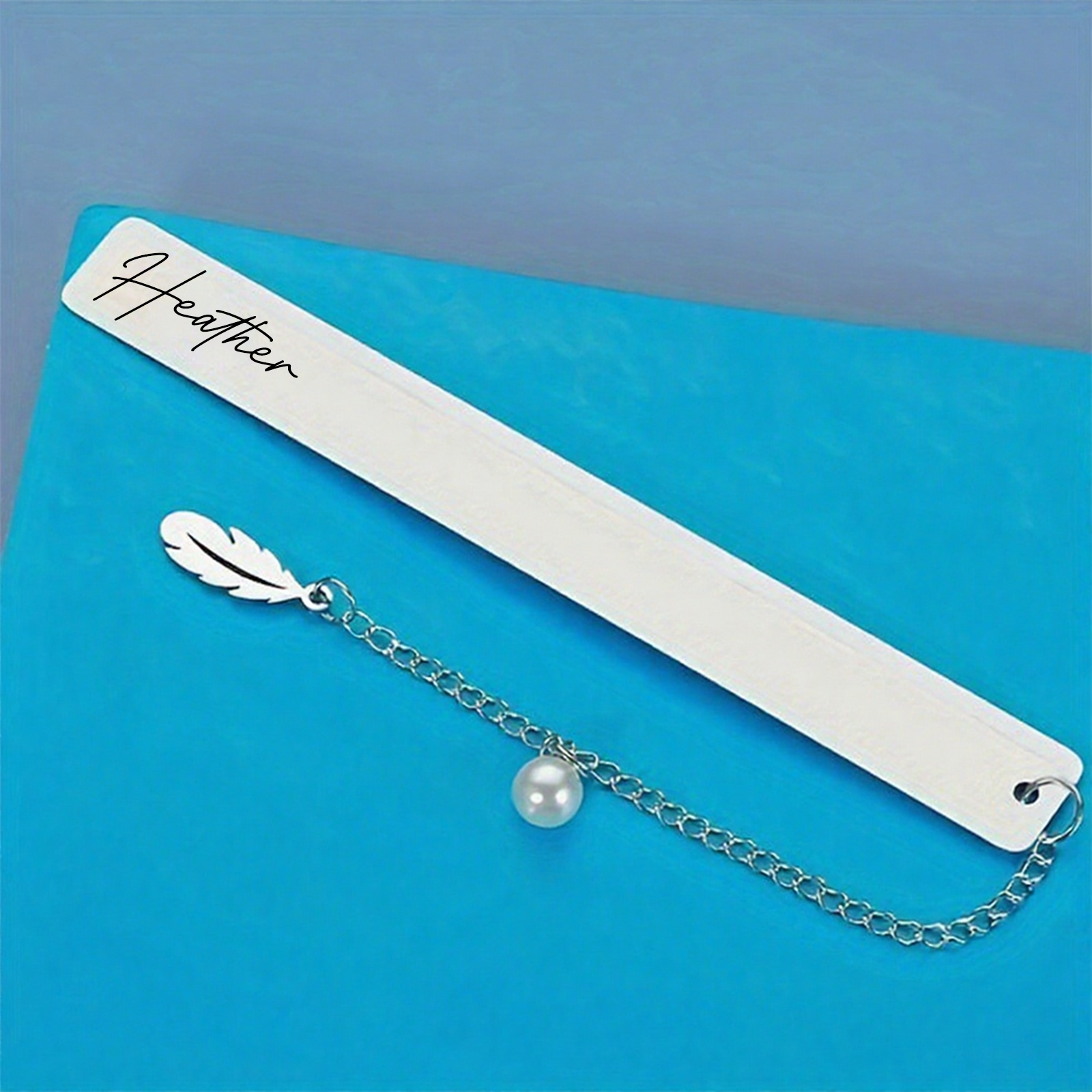 [Copy]Personalized Stainless Steel Bookmark for Teachers to Teach Is to Touch a Life Forever Design Bookmark Teacher Thoughtful Gift