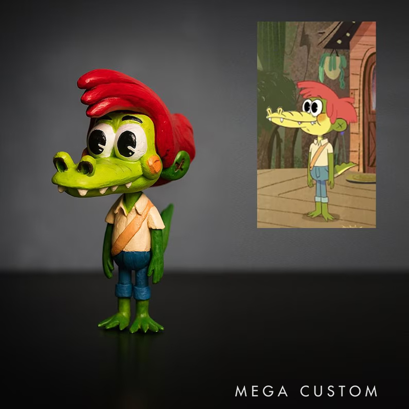 Personalized Custom 3D Printed Child Art: Unique Hand-Painted Gift