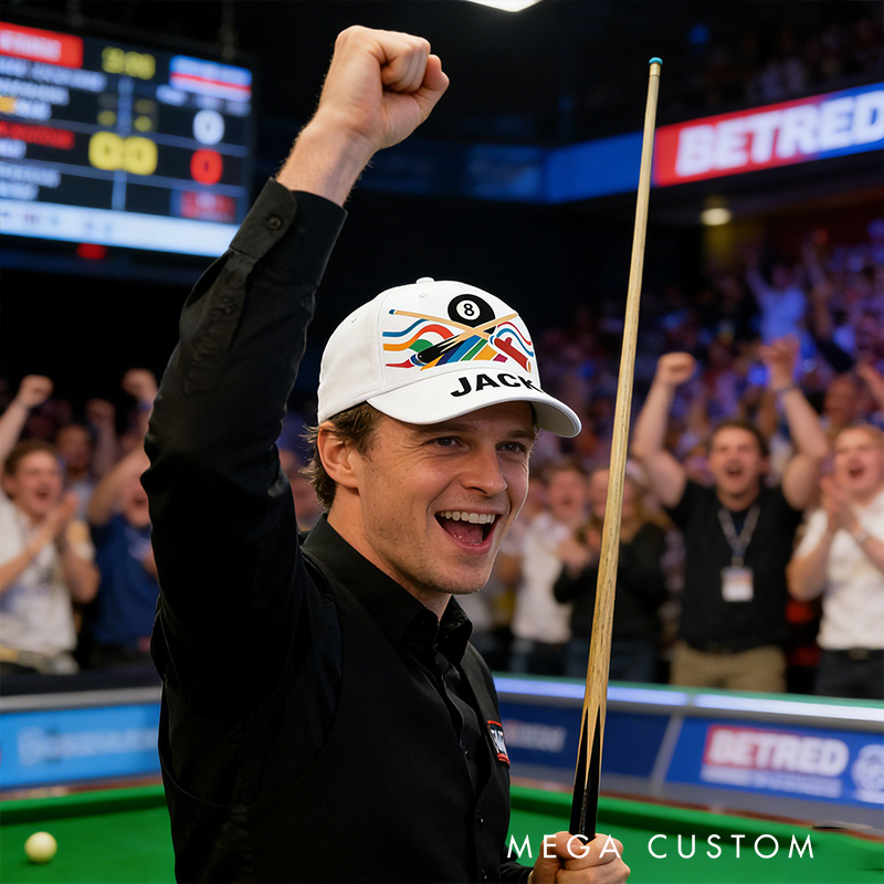 Personalized Billiards Cap with Custom Name and Vibrant Design