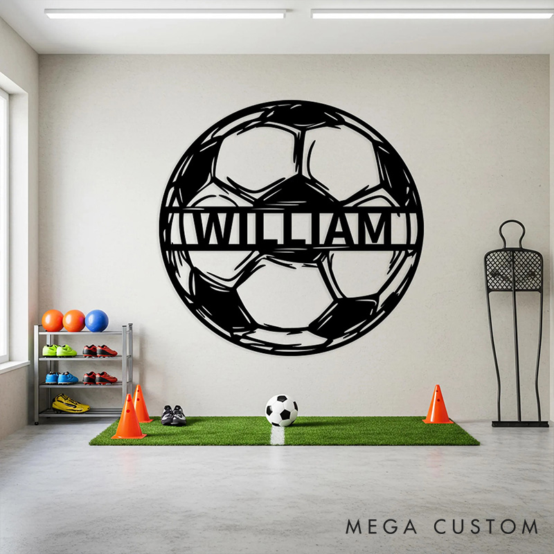 [Copy][Copy]Personalized Soccer Metal Sign with Perfect Gift for Sport Player 