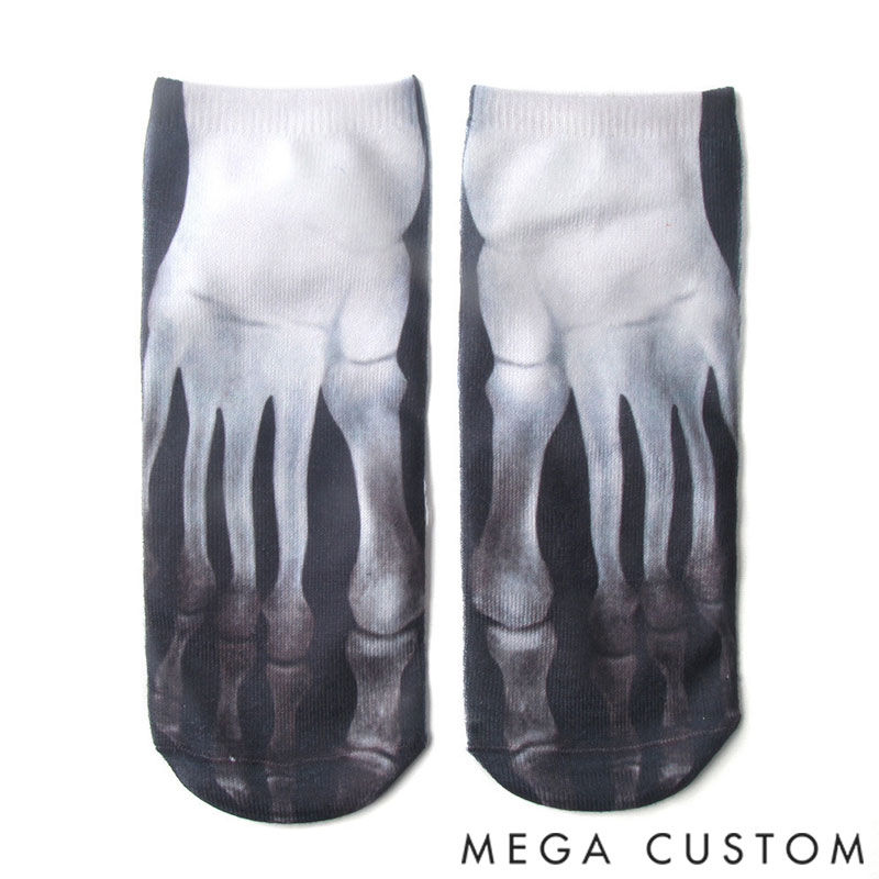 Personalized 3D Printed Socks, Funny Socks for Family Parties