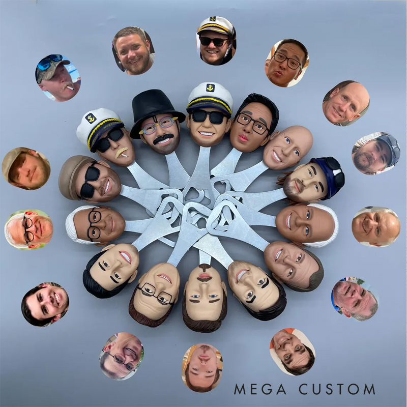 Personalized Custom 3D Face Bottle Opener - Personalized Cigar/Meme Style Bottle Opener for Gag Gifts, Bachelor Parties & Bar Decor