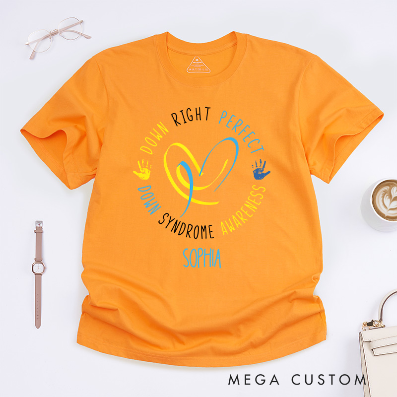 Personalized Down Syndrome Awareness Shirt Celebrating Love and Acceptance for Every Individual