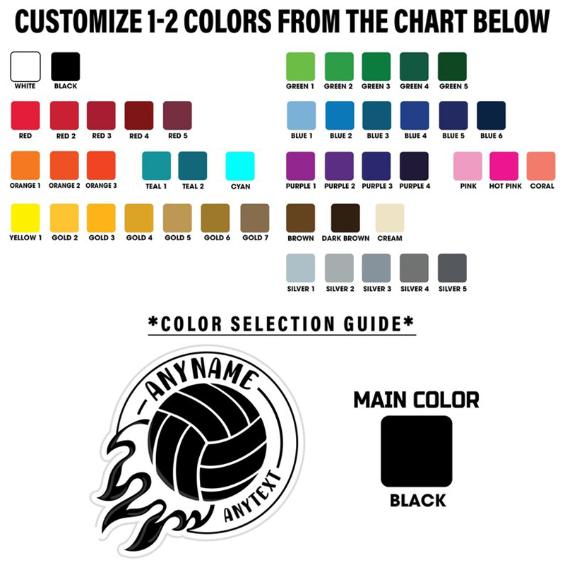 Personalized Volleyball Fridge Magnets Name and Text with Dynamic Ball Design