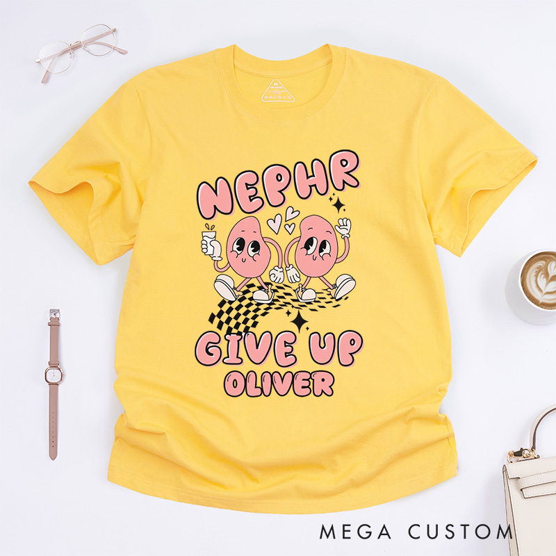 Personalized Retro Kidney T-Shirt Gift for Kidney Transplant Nephrology
