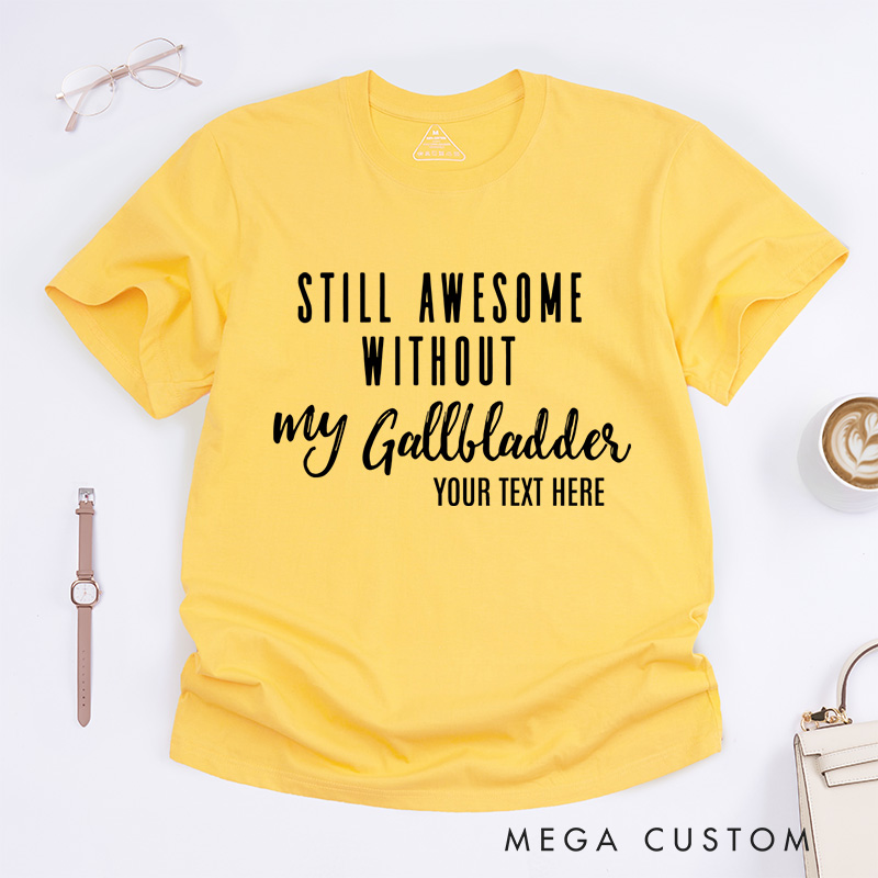 Personalized Gallbladder Surgery T-Shirt Surgery Recovery Gift Get Well Gift