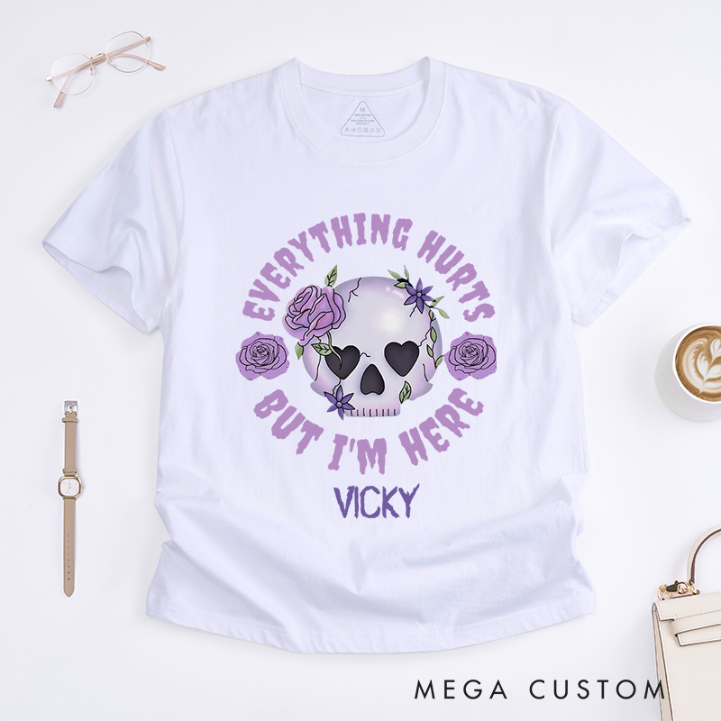 Personalized Chronic Illness T-Shirt Fibromyalgia Gift Encouragement Gift