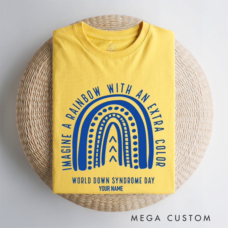 Personalized Down Syndrome Awareness T-Shirt World Down Syndrome Day Gift