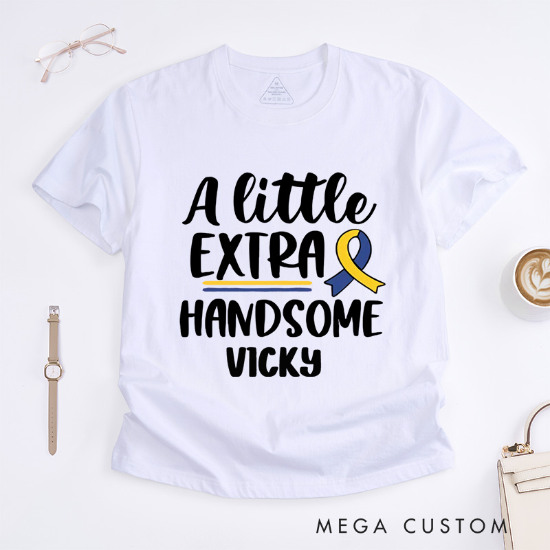 Personalized Down Syndrome T-Shirt Down Syndrome Awareness Gift Support Gift