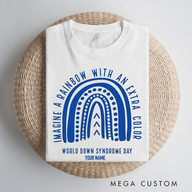 Personalized Down Syndrome Awareness T-Shirt World Down Syndrome Day Gift