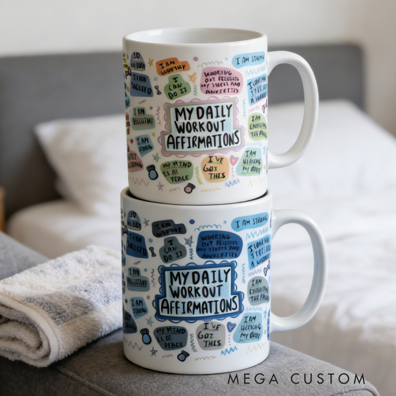 Personalized Couple MugWorkout Mug Gym Motivation Gift Fitness Enthusiast Gift for Gym Lover