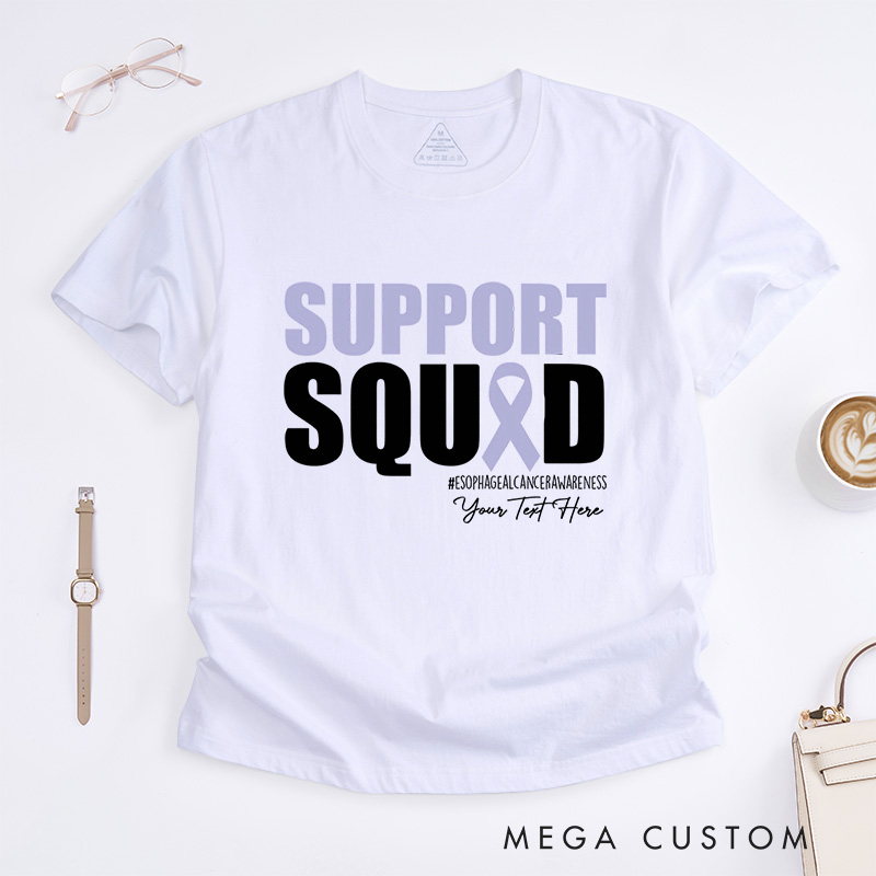 Personalized Esophageal Cancer Awareness T-Shirt Stomach Cancer Awareness Gift