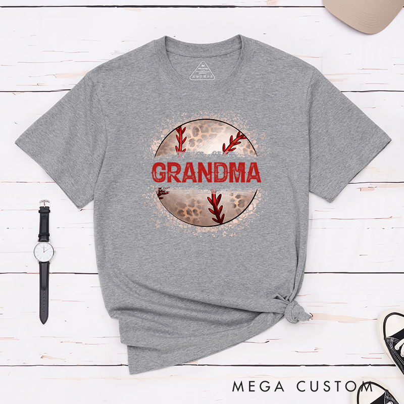 Personalized Athletic Tee with Unique Baseball and Custom Name Design  