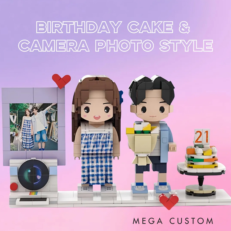 Personalized Custom Pet & Owner Building Block Set, Personalized Brick Figures, Full Body Customizable Block Figures, Handmade Pet Memory Gift, Pet Lover