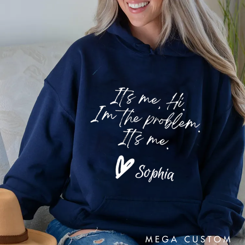Personalized Classic Hoodies Fun and Witty Self-Reflection Bold Statement Graphic and Gifts for Pop Music Lovers Hoodie