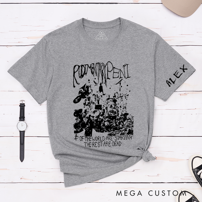 Personalized Classic T-Shirts Anarcho Punk and Deathrock and Post Punk Lovers T-Shirt