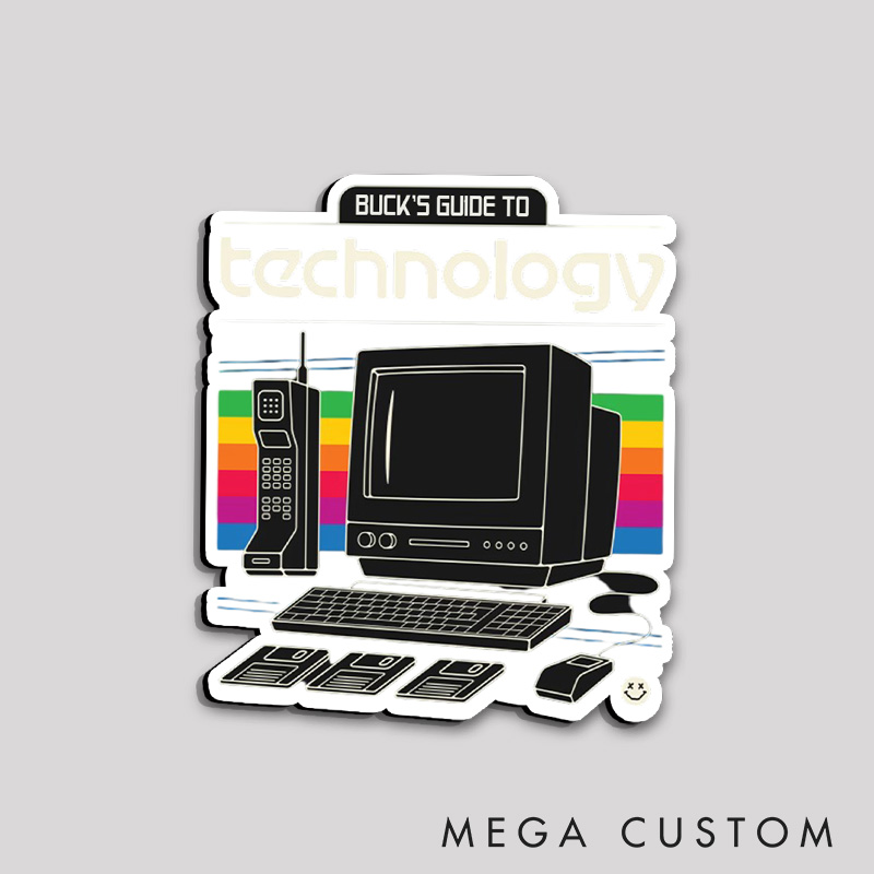 Personalized Guide to Technology Refrigerator Magnets Programmer Computer Lover Magnets Gift for Nerd Geek  