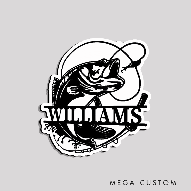 Personalized Fishing Fridge Magnet Custom Fish Fridge Magnet Durable and Decorative Perfect for Tackle Boxes and Fishing Lover Gifts