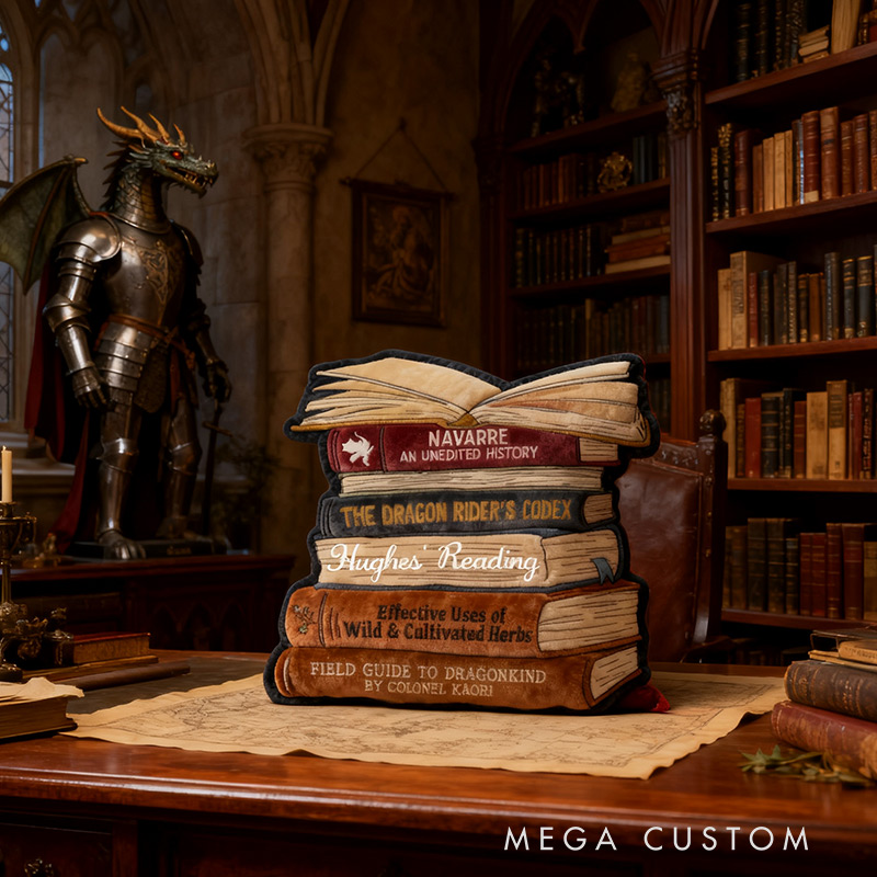 Personalized Funny Pillow Christmas Graphic 3D Print Fourth Wing Reading Custom Name Gift for Reading Lovers