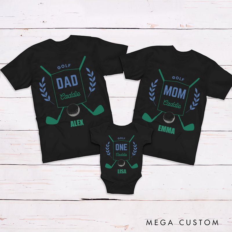 Personalized Golf Caddie Matching Outfit Hole in One Birthday Outfit