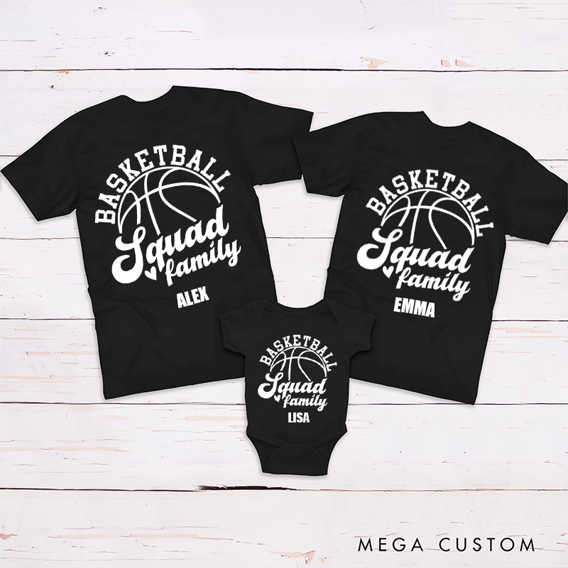 Personalized Basketball Matching Outfit to Join the Family Team