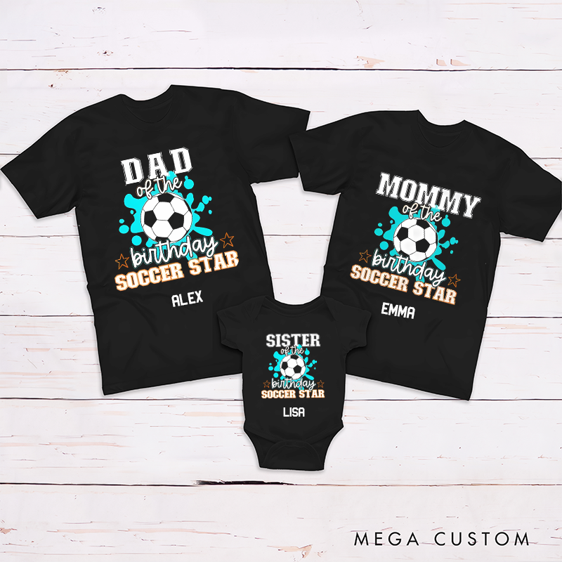 Personalized Family Matching Outfits for Memorable Soccer Matches
