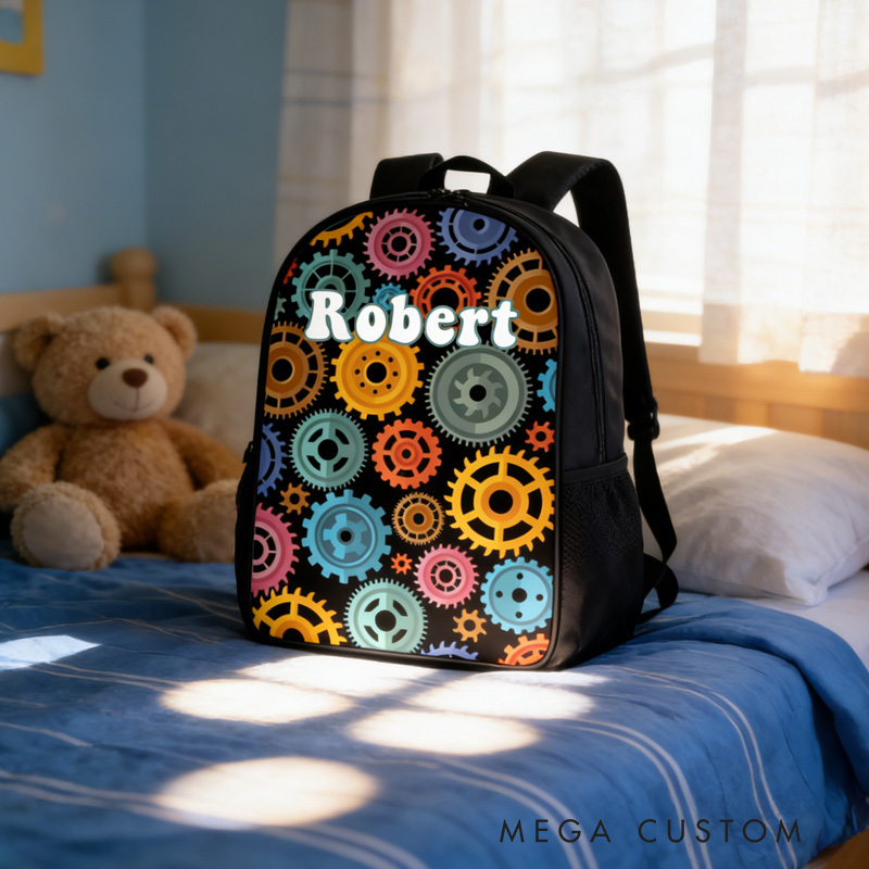 Personalized Custom Name for Kids Back to School Gift Bicycle Kids Boy And Girl Riding Bike for Riding Lovers