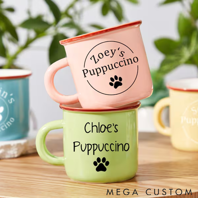 Personalized Pet Lover Pet Pup Cup Reusable Pup Cup Puppuccino Mug