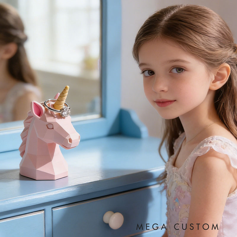 Dream Horse Ring Holder Decor Gift Ring Dish Unique Cute Ring Holder for Ring Display 3D printed plastic