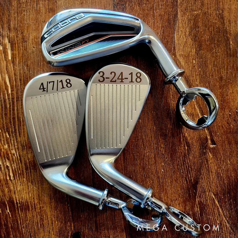 Personalized Vintage and upcycled 6 Iron Golf Club Bottle Opener for 6th Anniversary Gift and Christmas