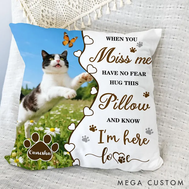 Personalized Pet Lover Custom Pet Memorial Throw Pillows