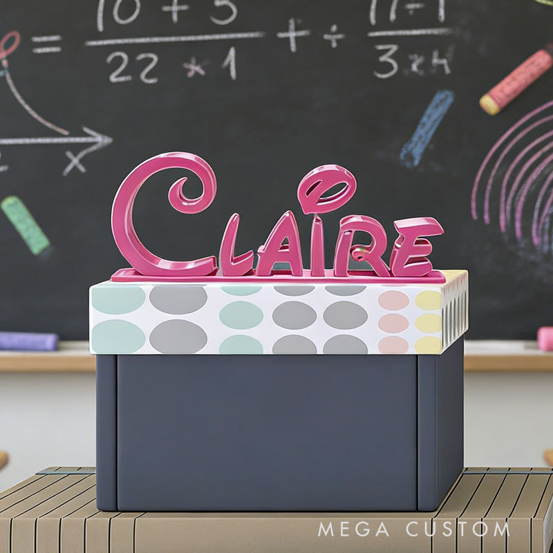 Personalized Desk Name Plate Custom Name Perfect Graduation Teacher Holiday Gift
