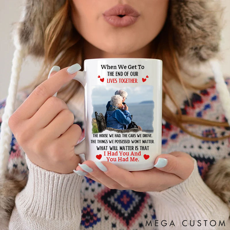 Personalized Couple Mug I Had You and You Had Me Couple Coffee Mug Anniversary Gift for Elderly Couple Valentines Gift