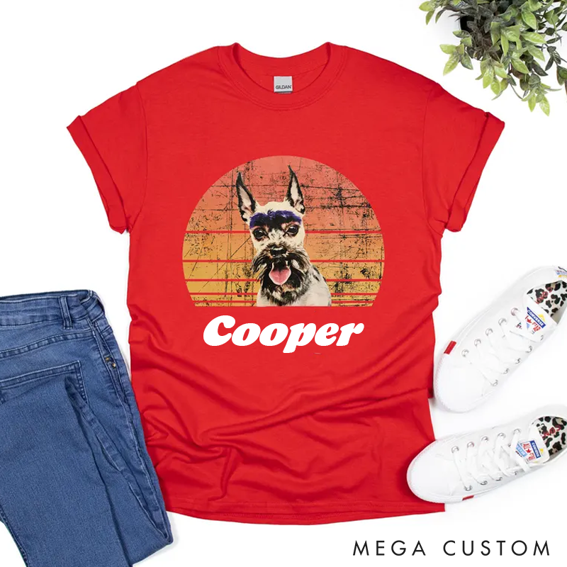 Personalized Pet Lover Funny Custom Pet Vintage T-Shirt