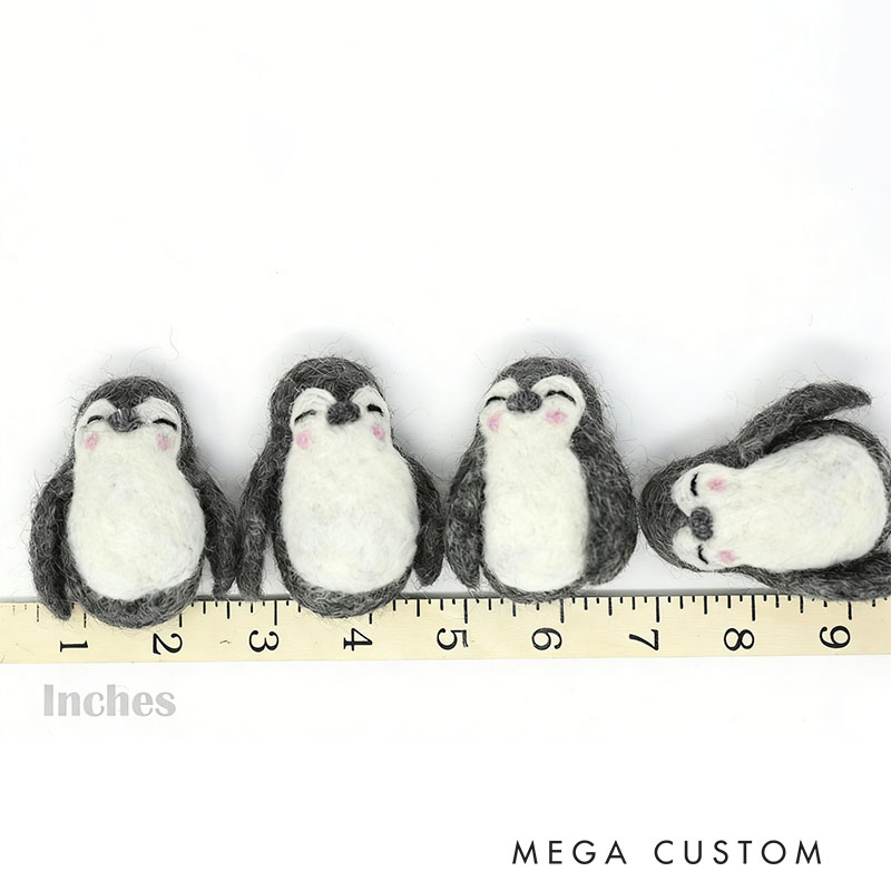 Felt Animals Felt Penguins Penguin Ornament Felt Shapes Felt Ornaments Christmas Ornaments