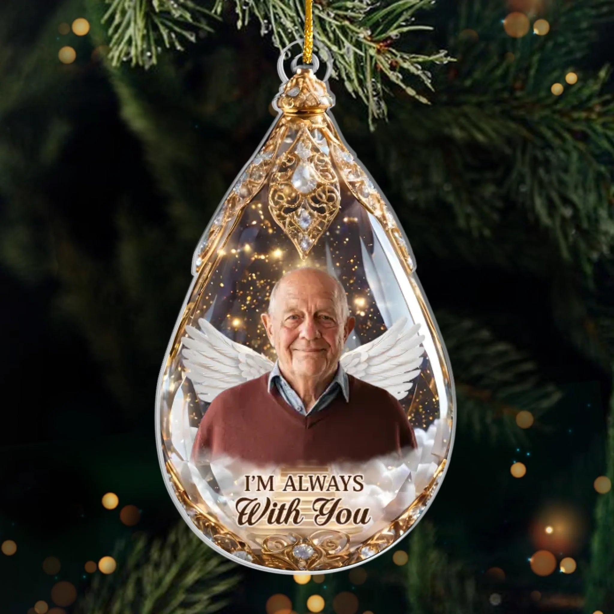 Personalized Memorial Ornament The Moment My Heart Changed Forever Remembrance Keepsake Sympathy Gift